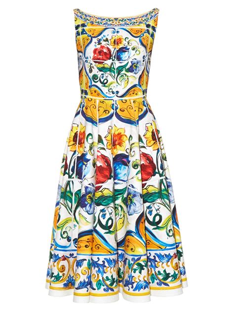 dolce gabbana cotton dress|dolce and gabbana dresses 2022.